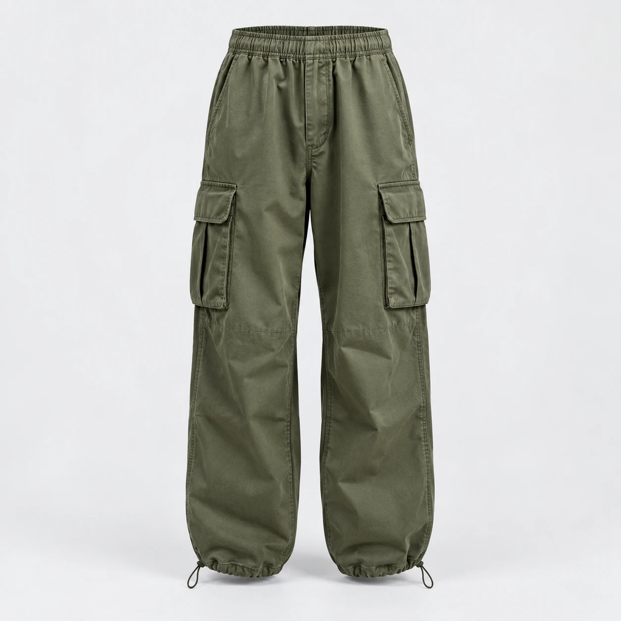 Field Parachute Pants in Army Green